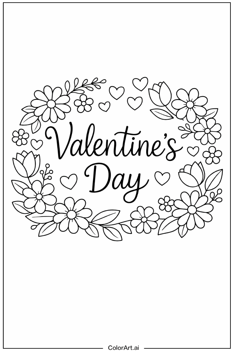 Valentine's Day with Flowers 2