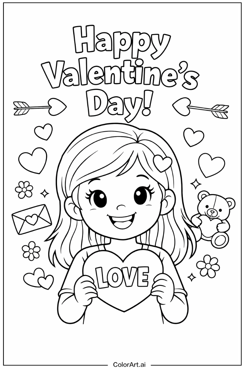 Happy Valentine's Day Portrait