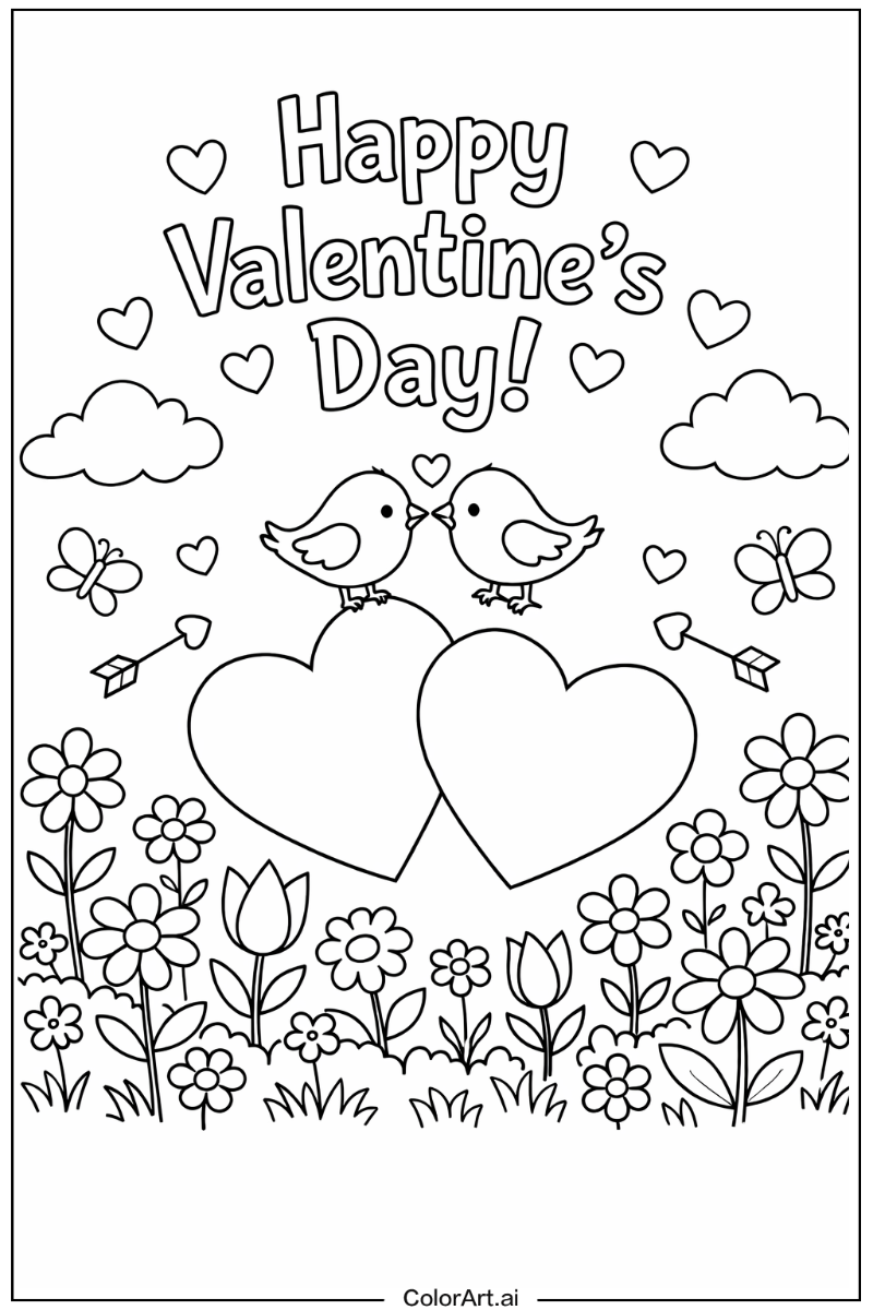 Valentine's Day in a Garden 4