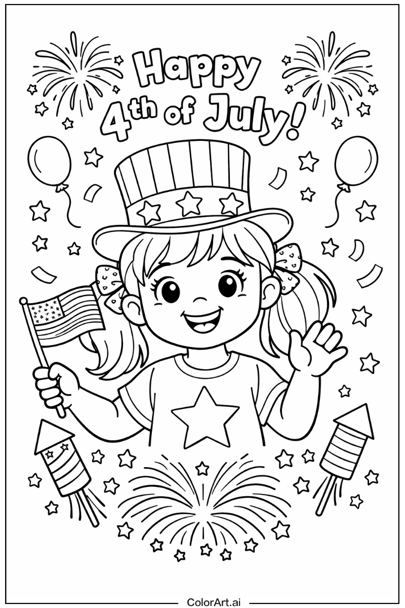 Happy 4th of July Portrait 2