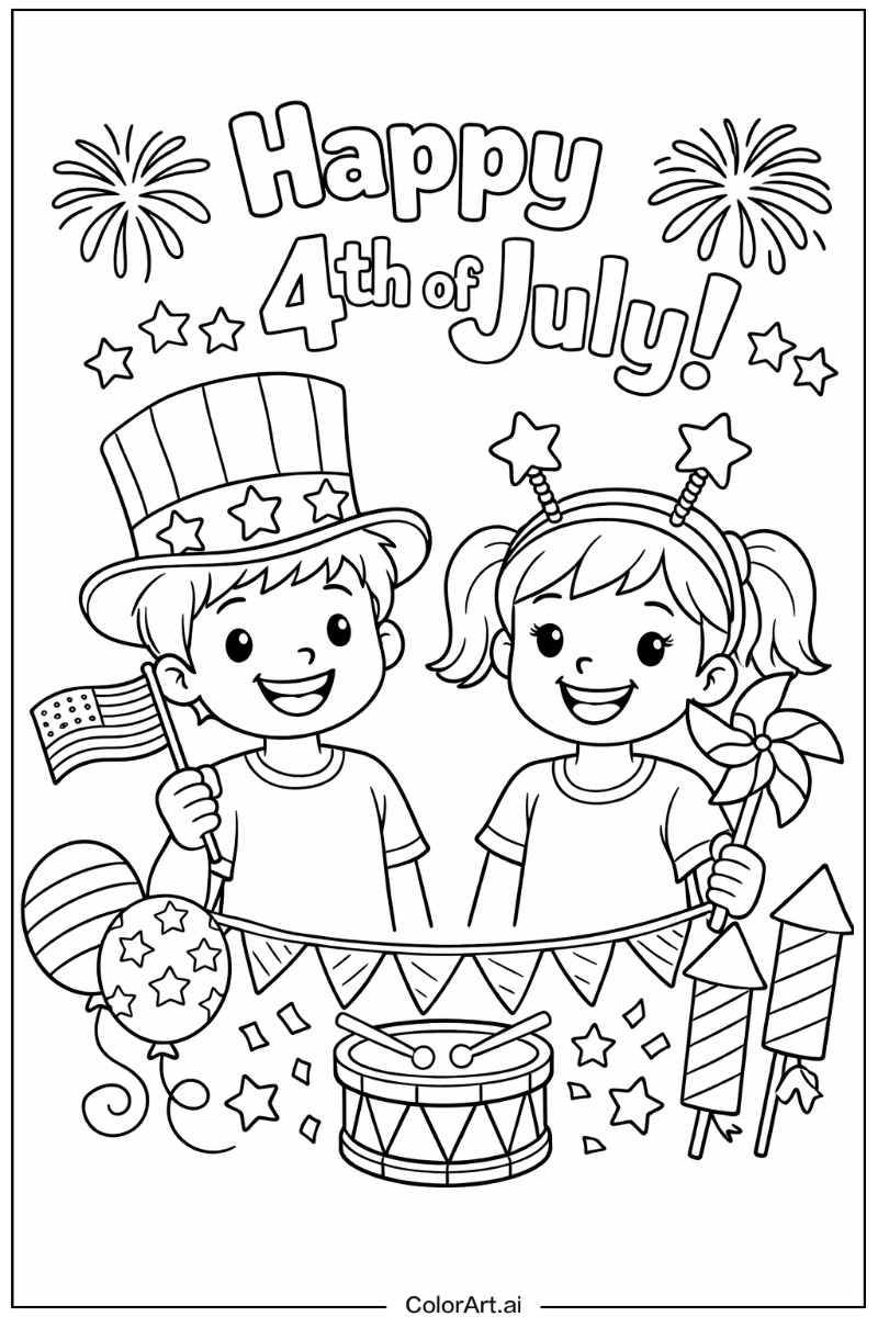 Happy 4th of July Portrait 3