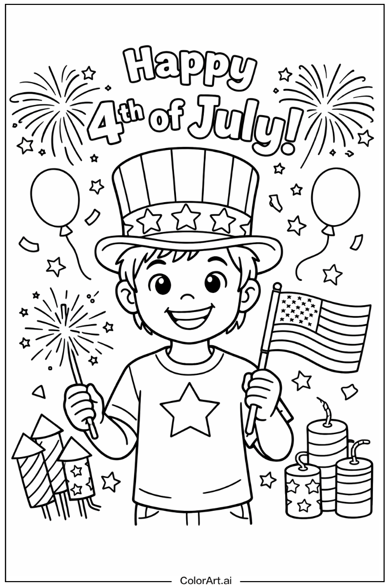 Happy 4th of July Portrait 4