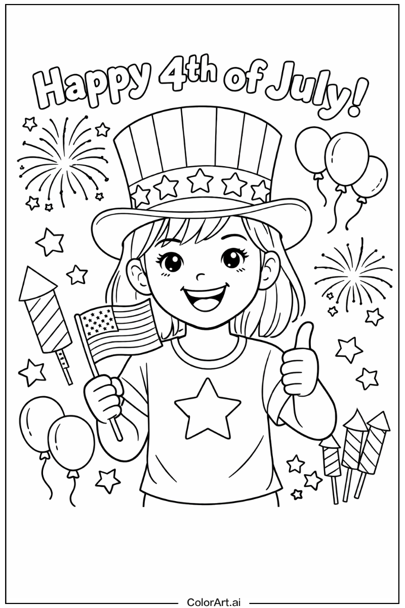 Happy 4th of July Portrait 5