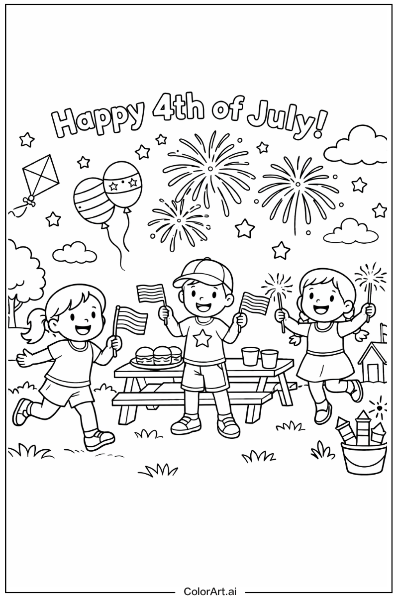 4th of July Playing Outside 6