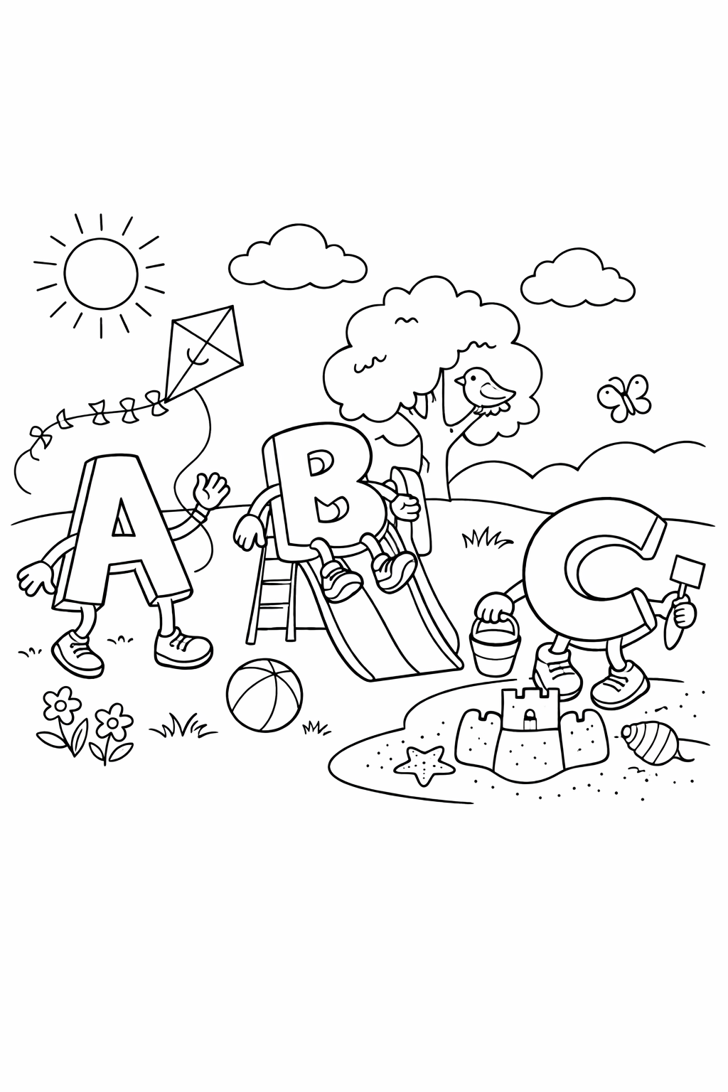 ABC Playing Outside 2