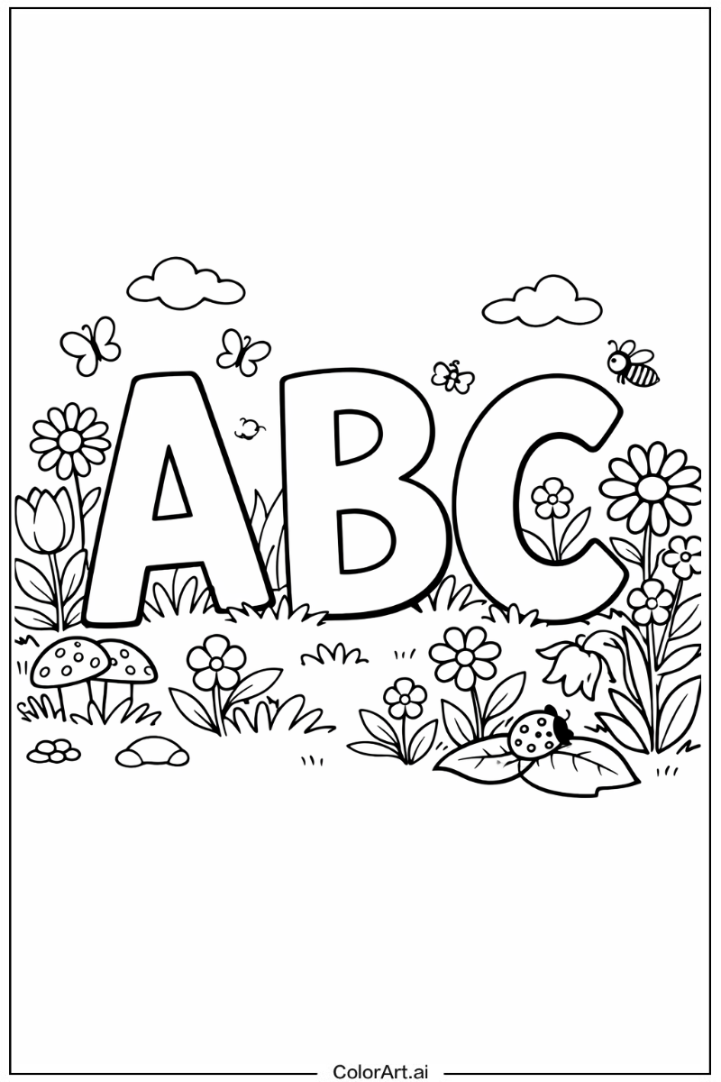 ABC in a Garden 3
