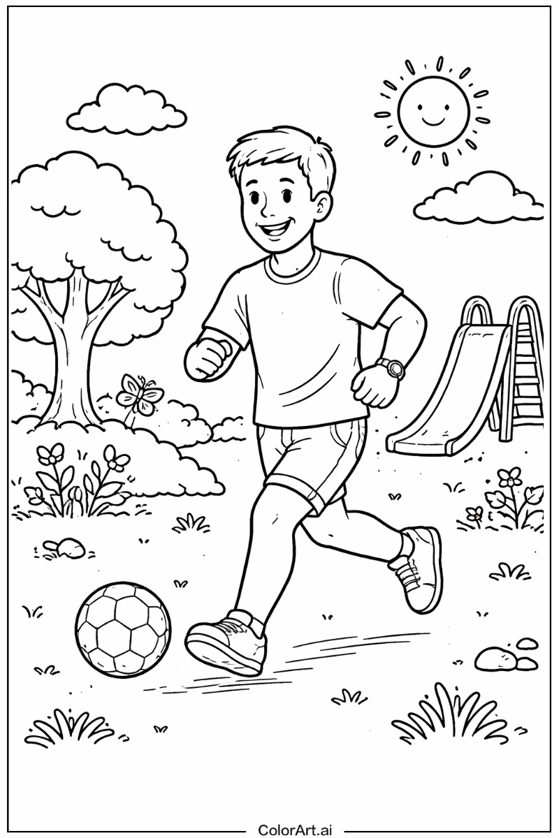 Adult Playing Outside 2