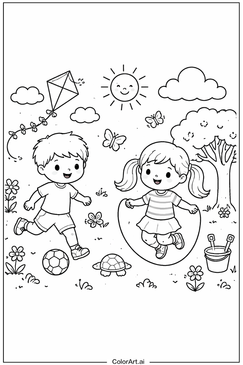 aesthetic Playing Outside 1