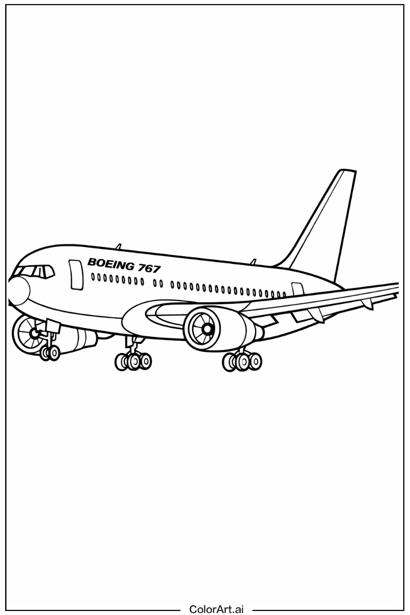 Boeing 767 Airplane Design