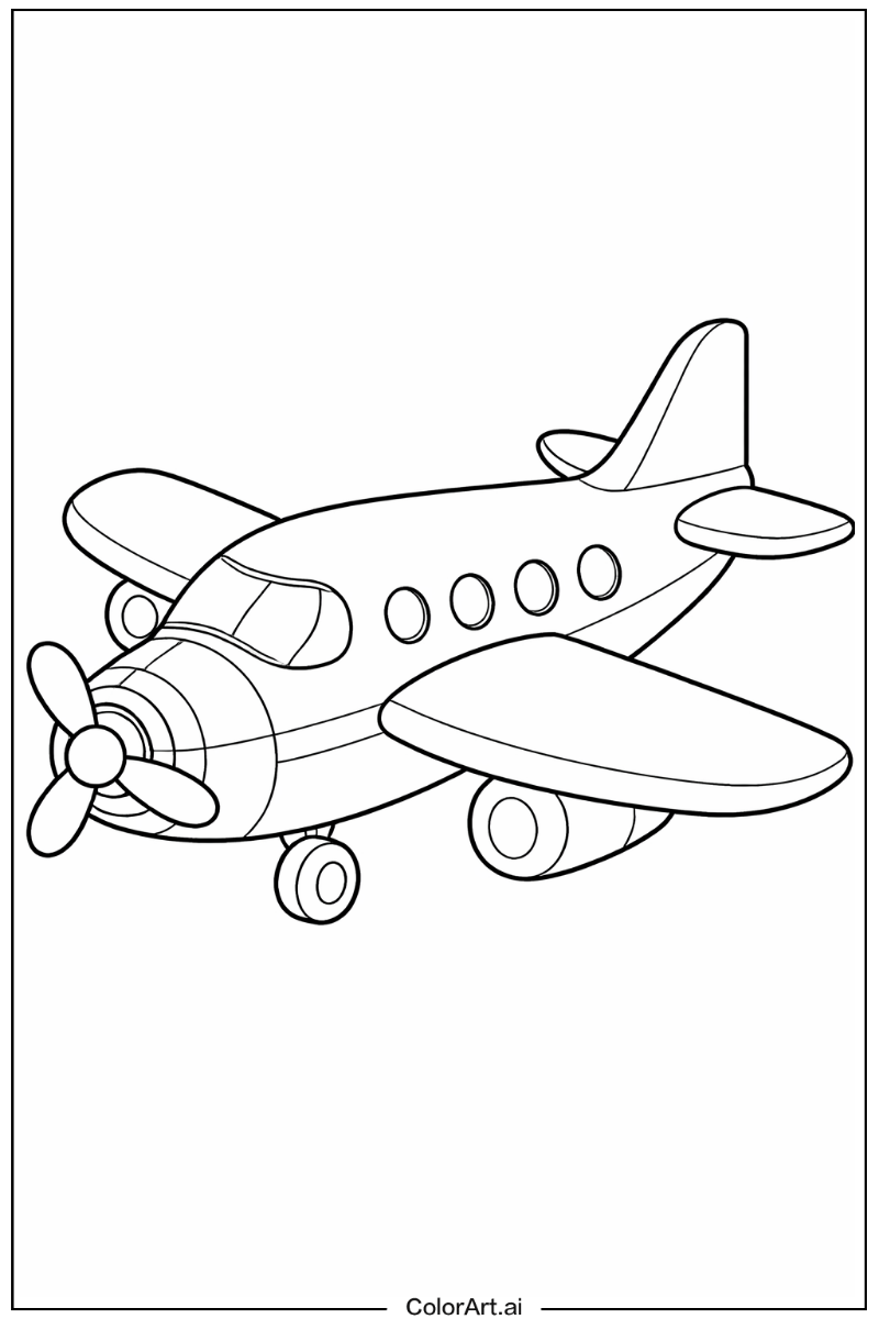 Airplane with Aircraft Theme
