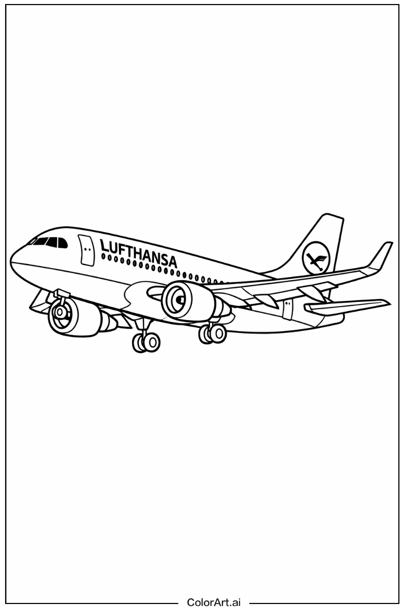 Lufthansa airplane Airplane Scene