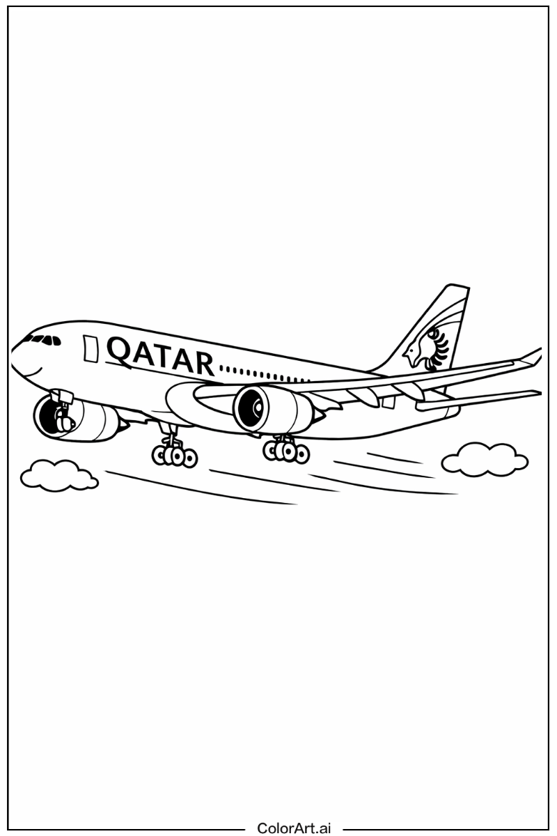 Qatar airways airplane Airplane Design