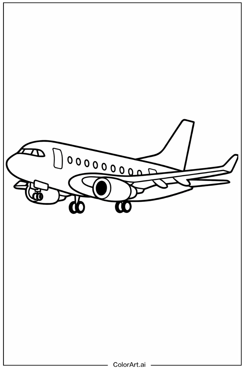 Passenger plane Airplane Scene