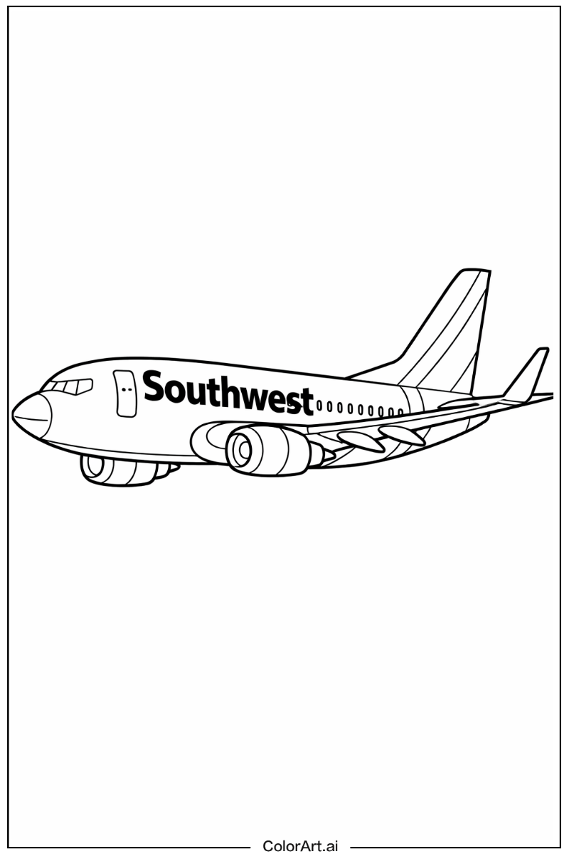 Southwest airplane Airplane Scene