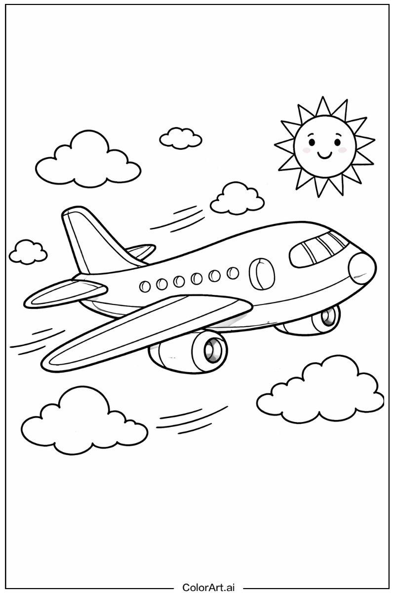 Airplane with Aircraft Theme 2