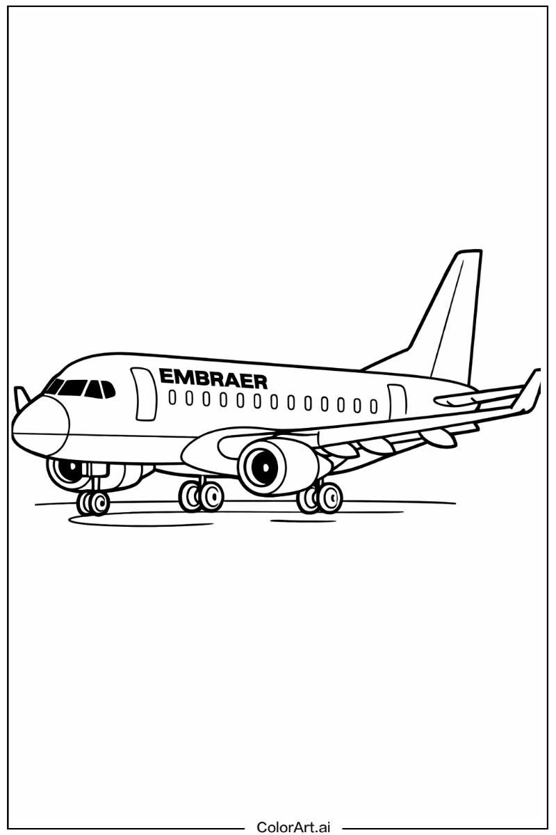 Embraer Airplane Scene 2