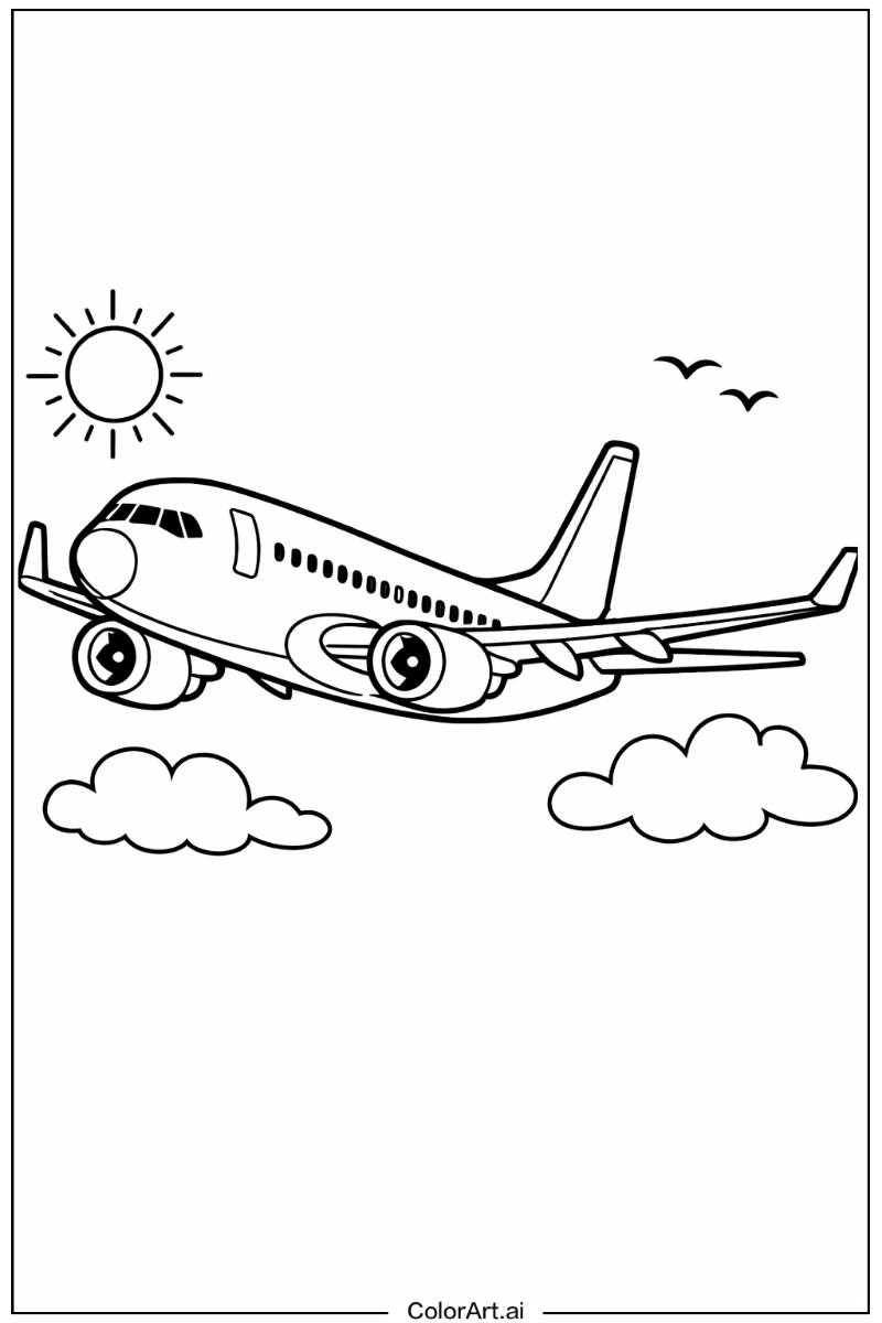 Airplane with Boeing Theme