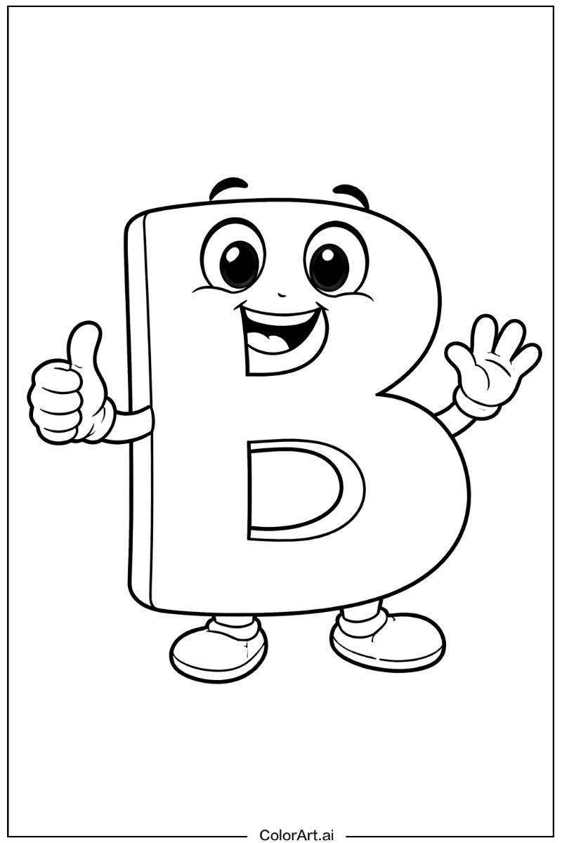 Happy Alphabet Portrait