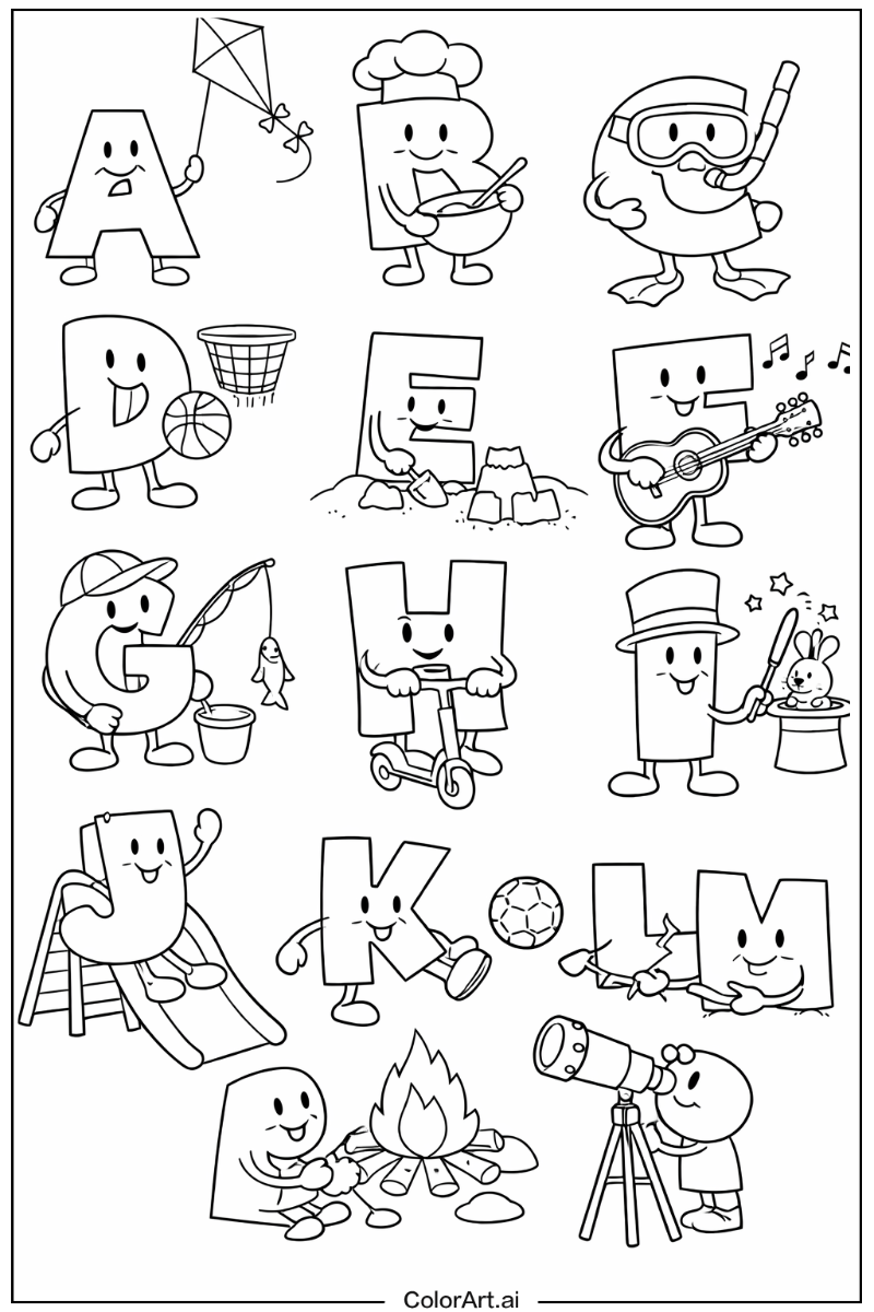 Alphabet Having Fun 4