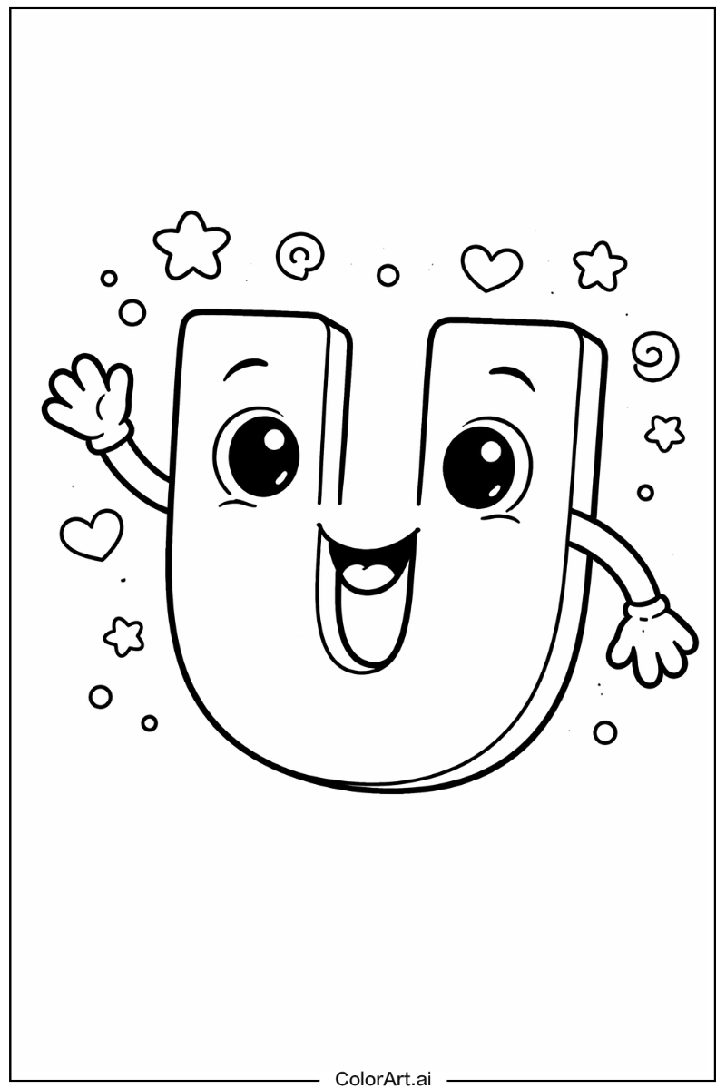 Happy Alphabet Portrait 6