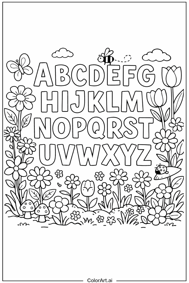 Alphabet in a Garden 7