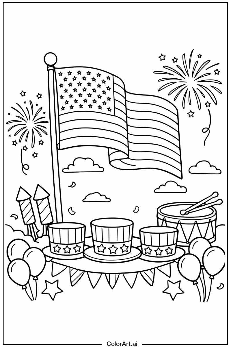 American flag national holiday American flag Scene