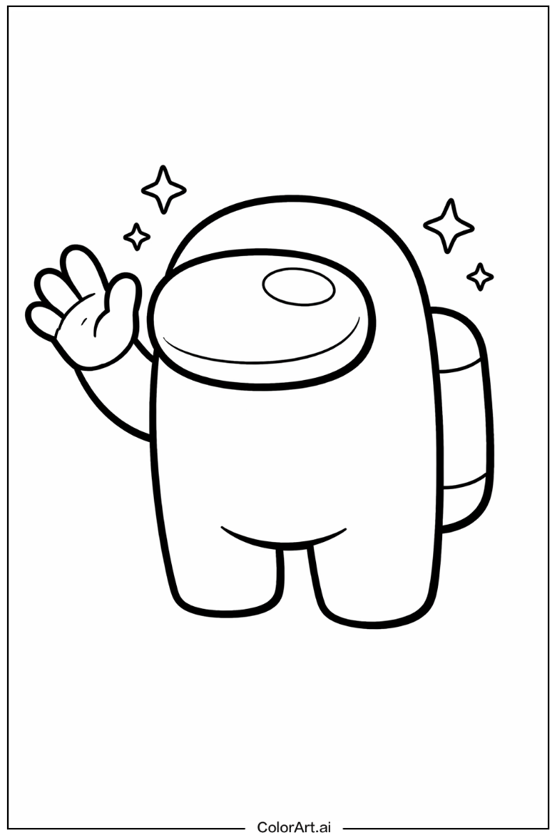 Happy Among us game Portrait 2