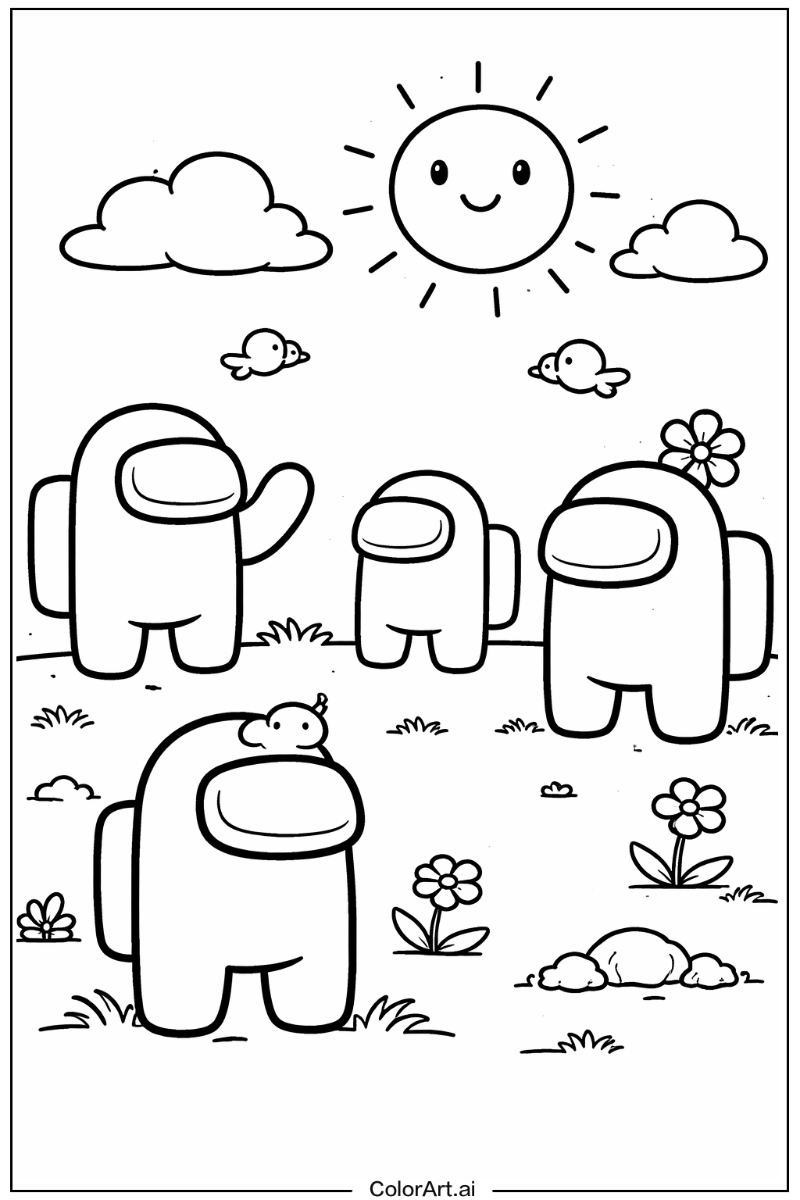 Among us game Under the Sun 3