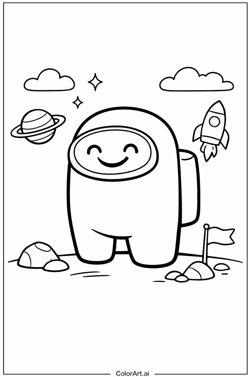 Smiling Among us game 3