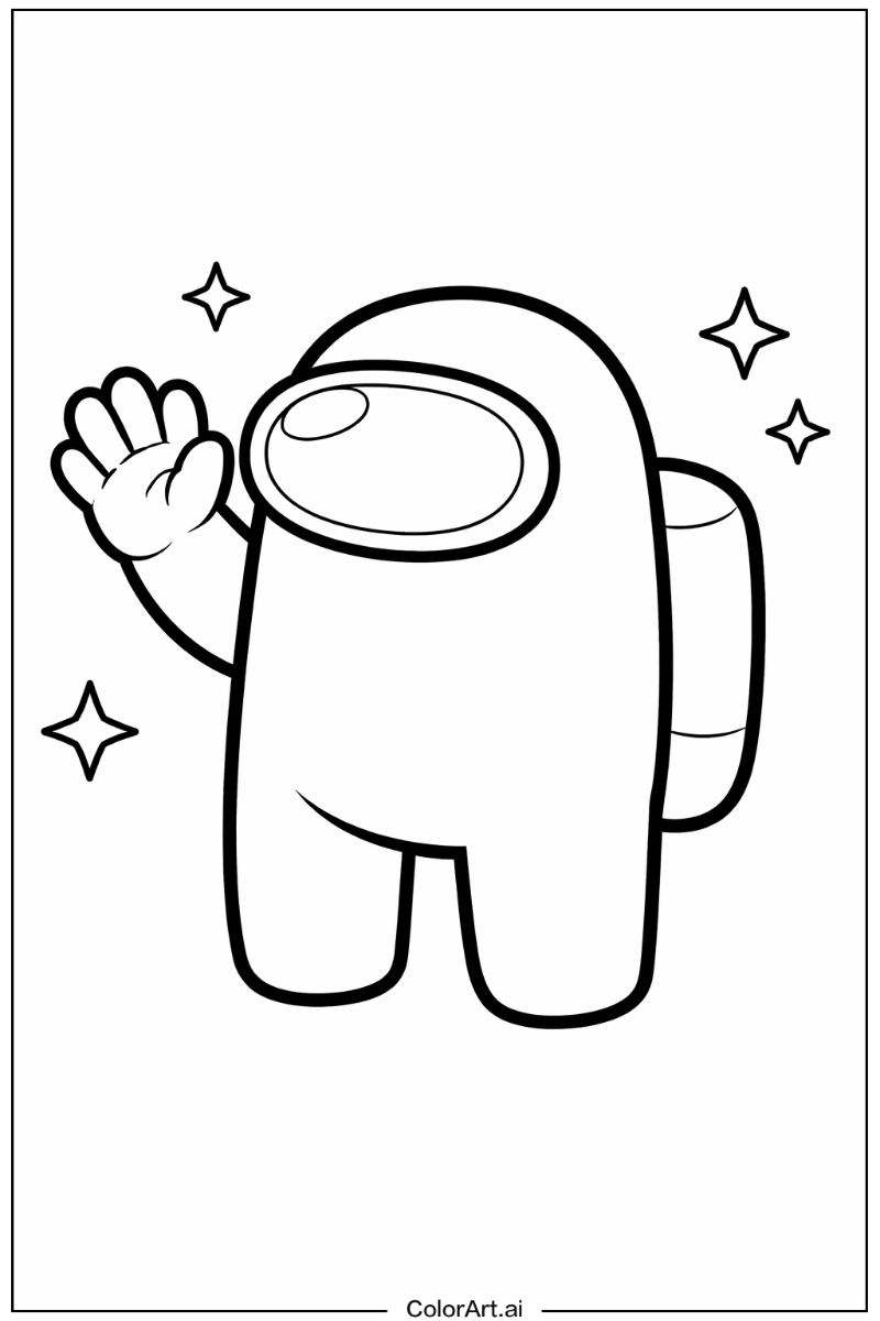 Happy Among us game Portrait 4