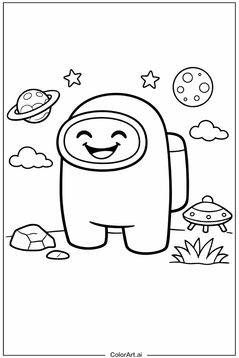 Smiling Among us game 4