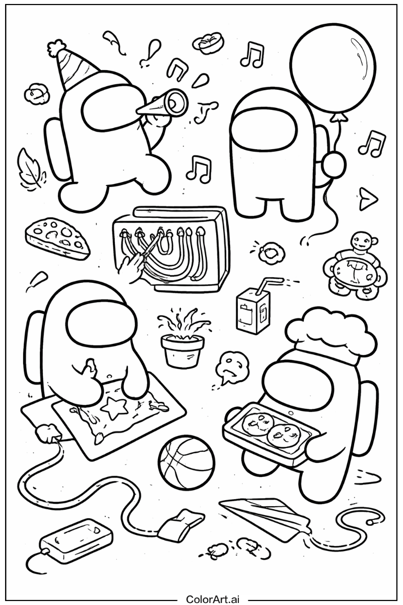 Among us game Having Fun 4