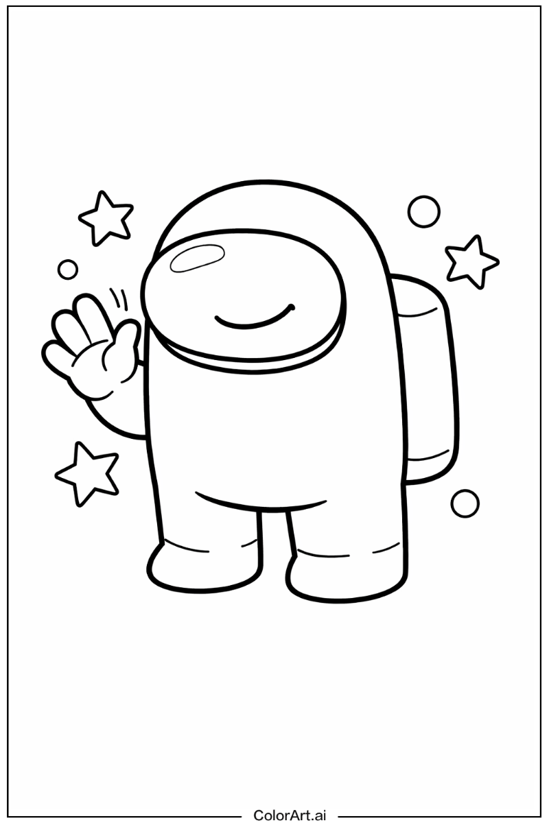 Happy Among us game Portrait 5