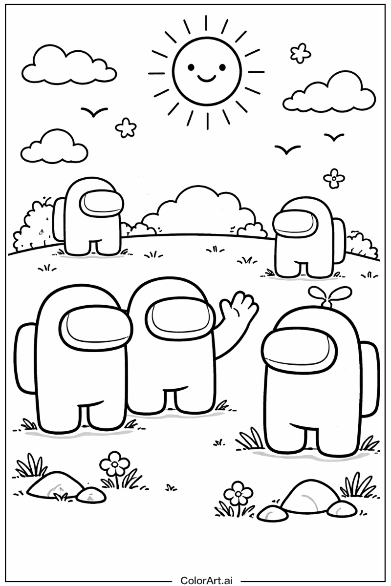 Among us game Under the Sun 5