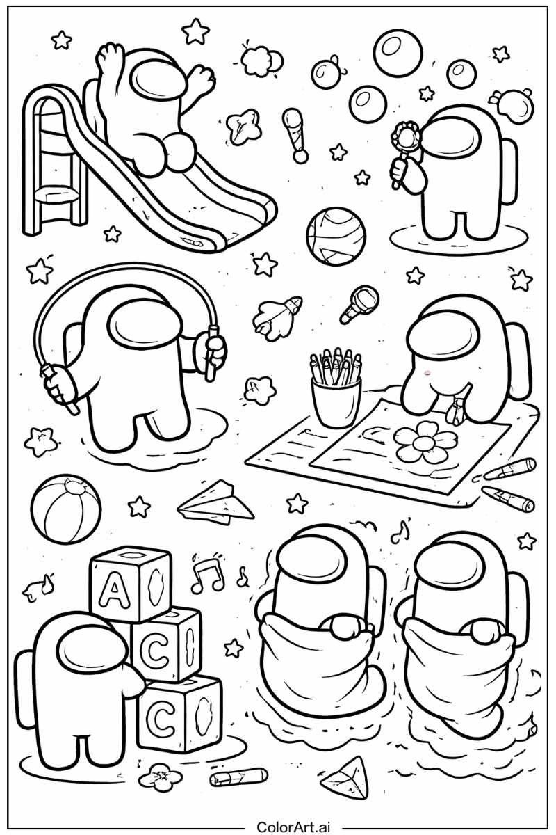 Among us game Having Fun 5