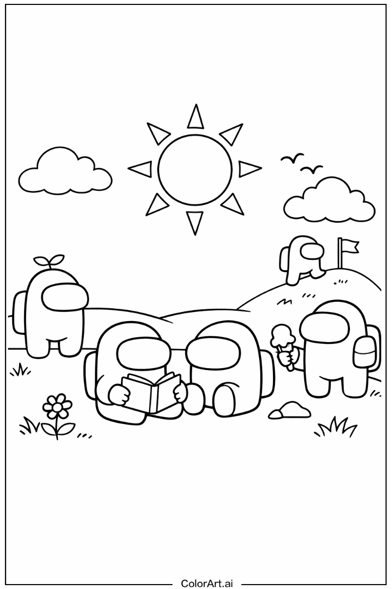 Among us game Under the Sun