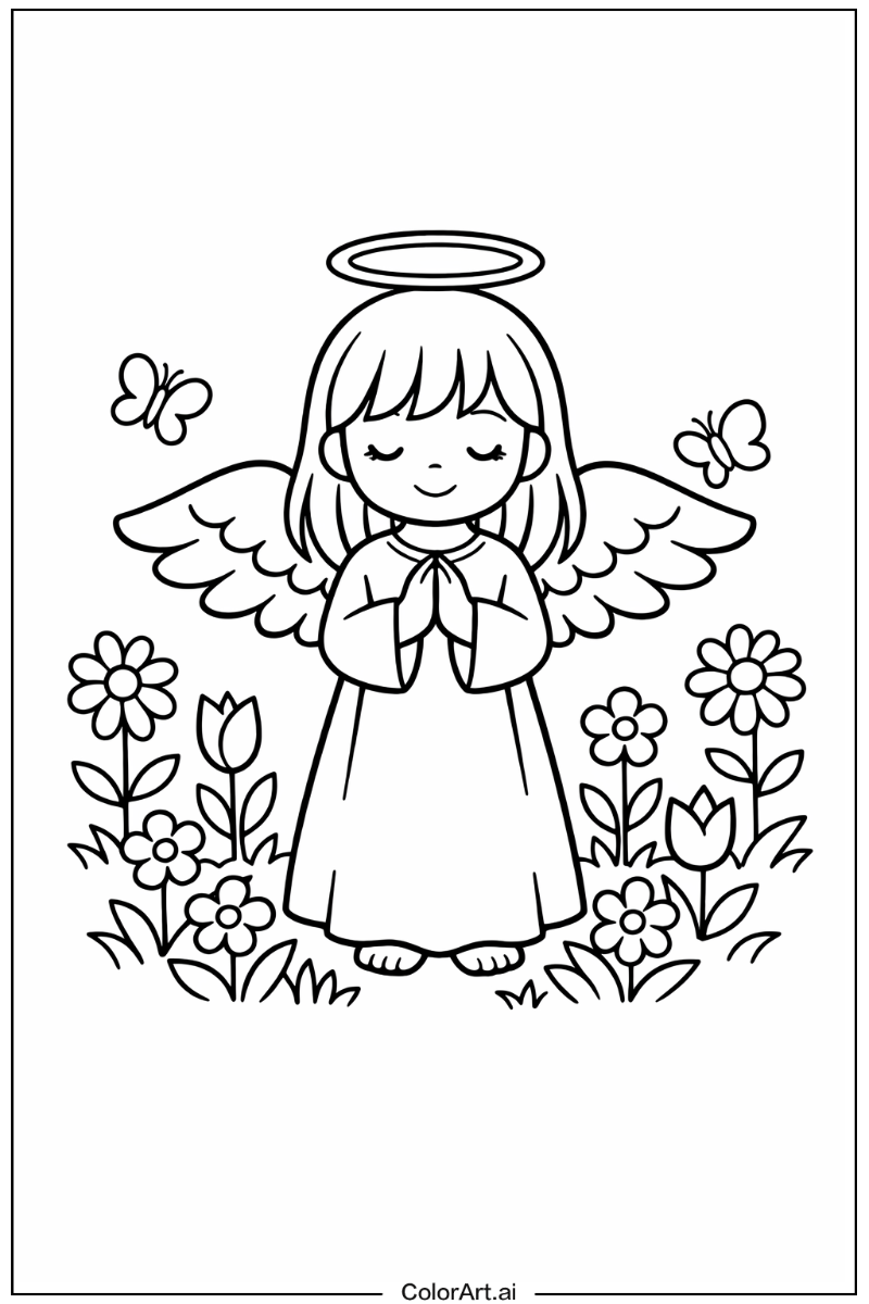 Angel in a Garden 5