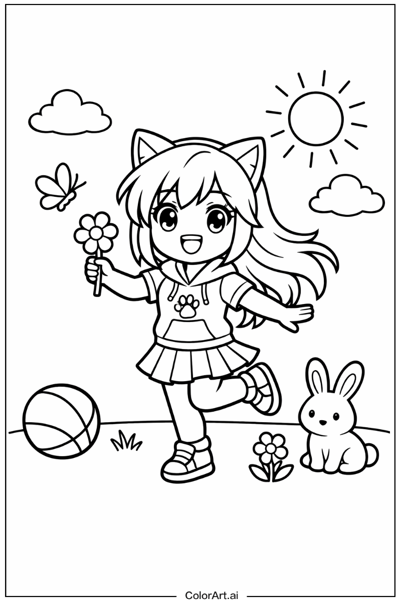 Aphmau Playing Outside 2