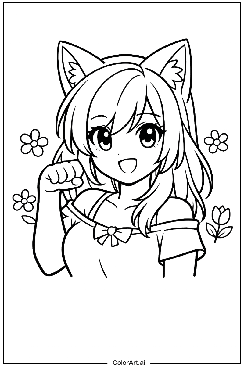 Aphmau with Flowers 2