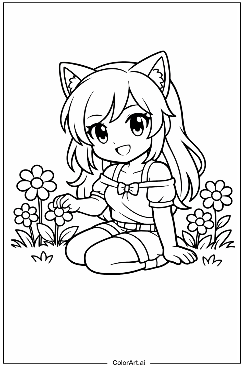 Aphmau in a Garden 3