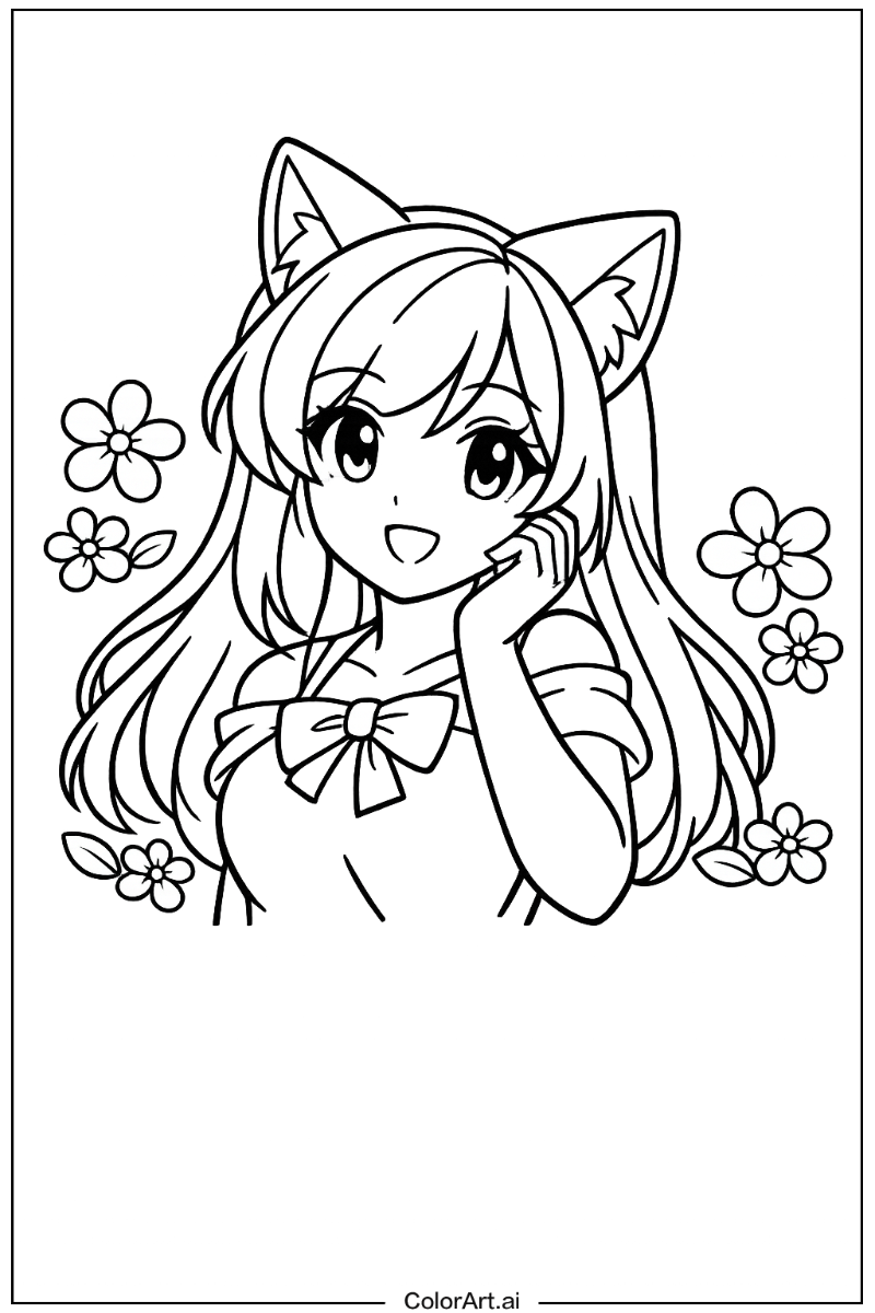 Aphmau with Flowers 3