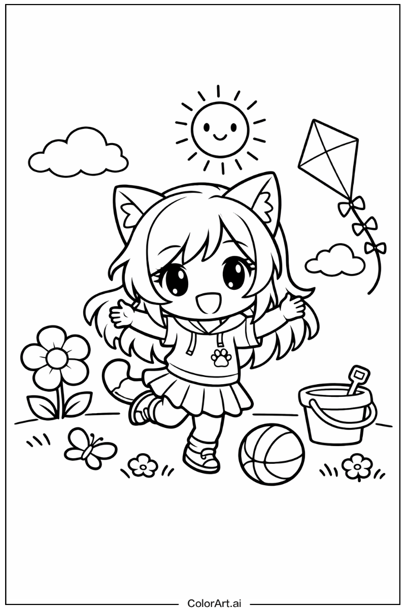 Aphmau Playing Outside 1