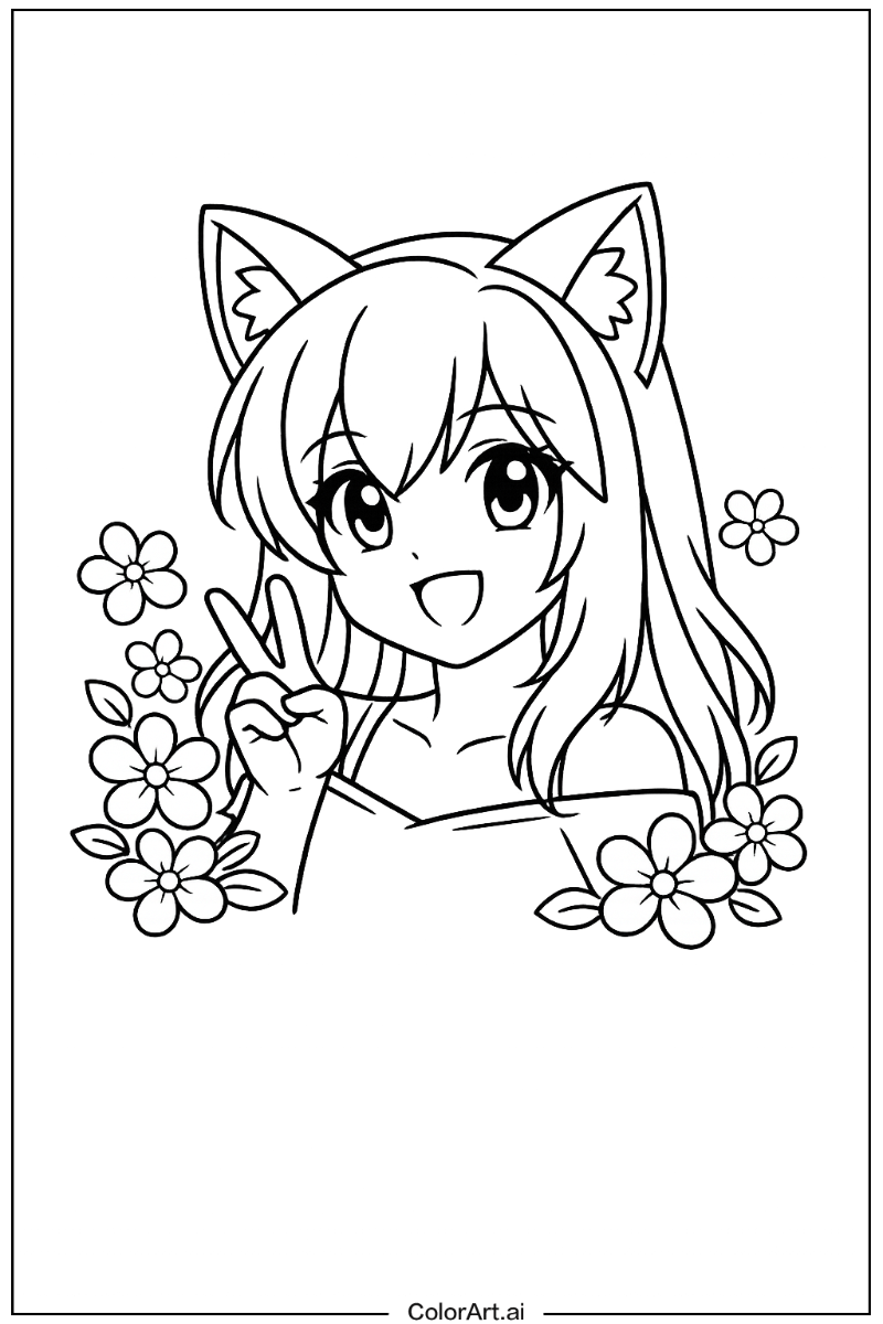 Aphmau with Flowers 4