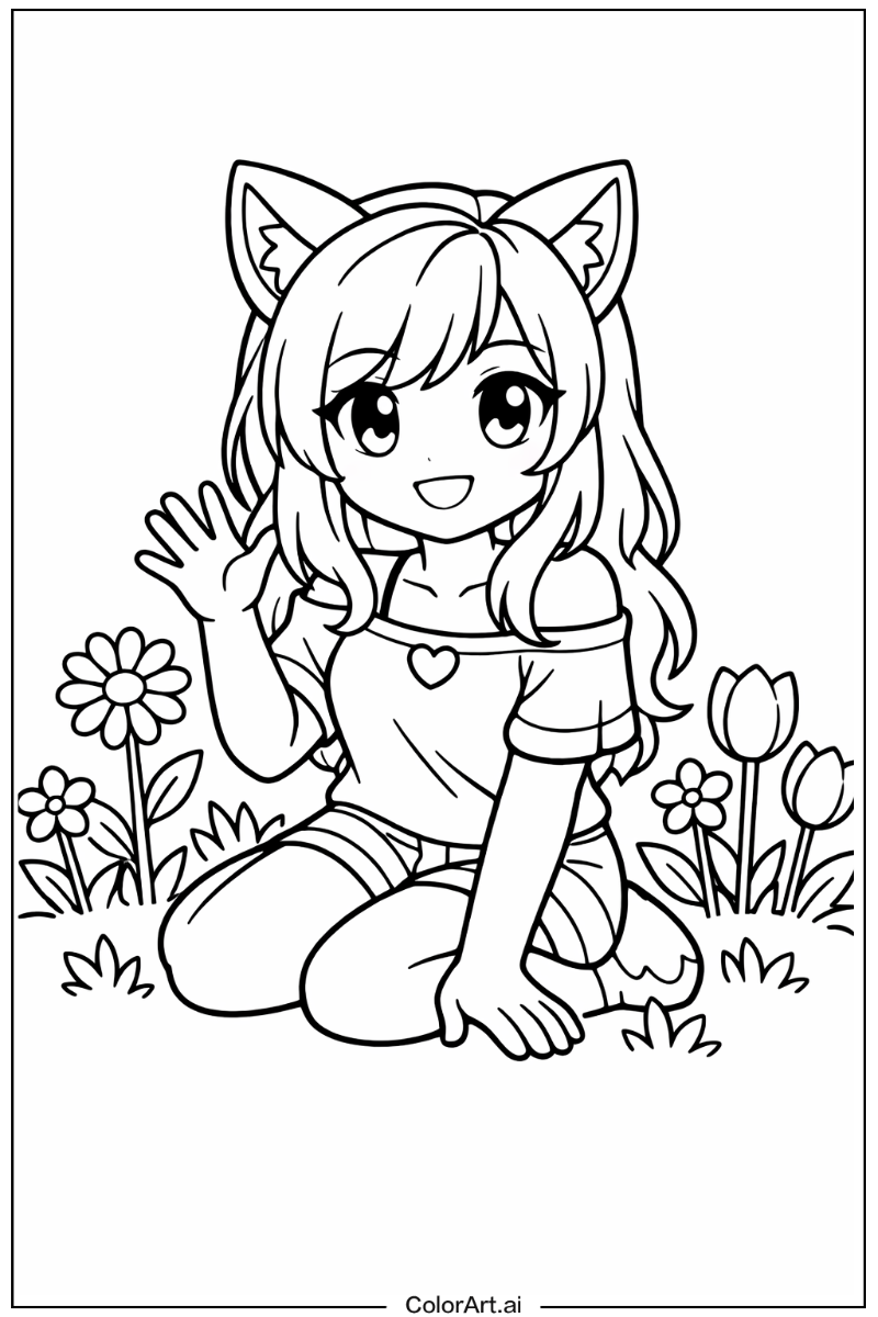 Aphmau in a Garden 5