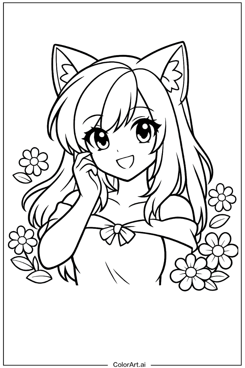 Aphmau with Flowers 5