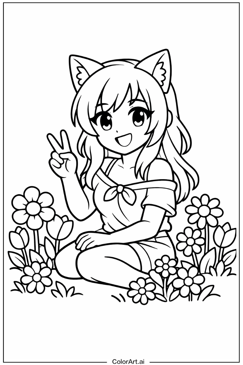 Aphmau in a Garden 7