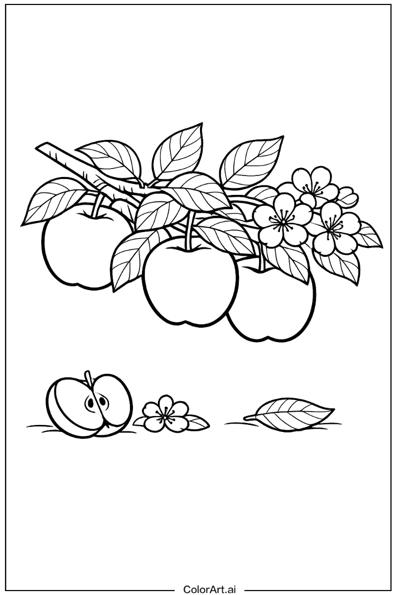 Apple branch Apple Scene