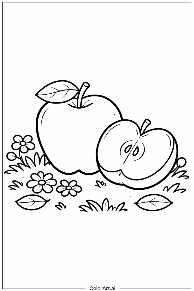 Apple outline Apple Design