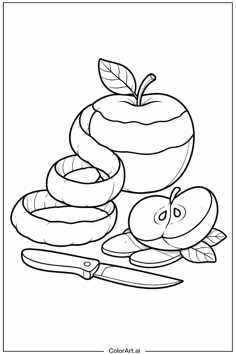 Apple peel Apple Scene 2