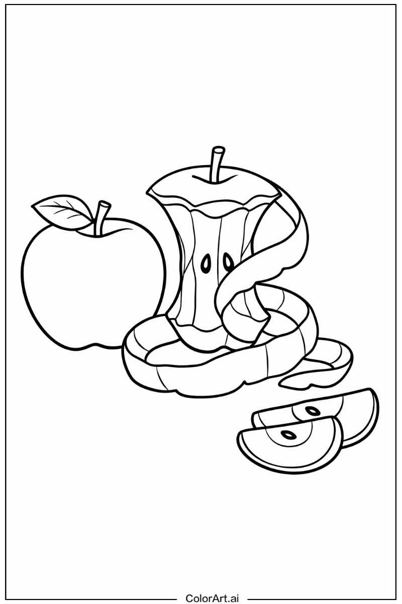 Apple peel Apple Scene